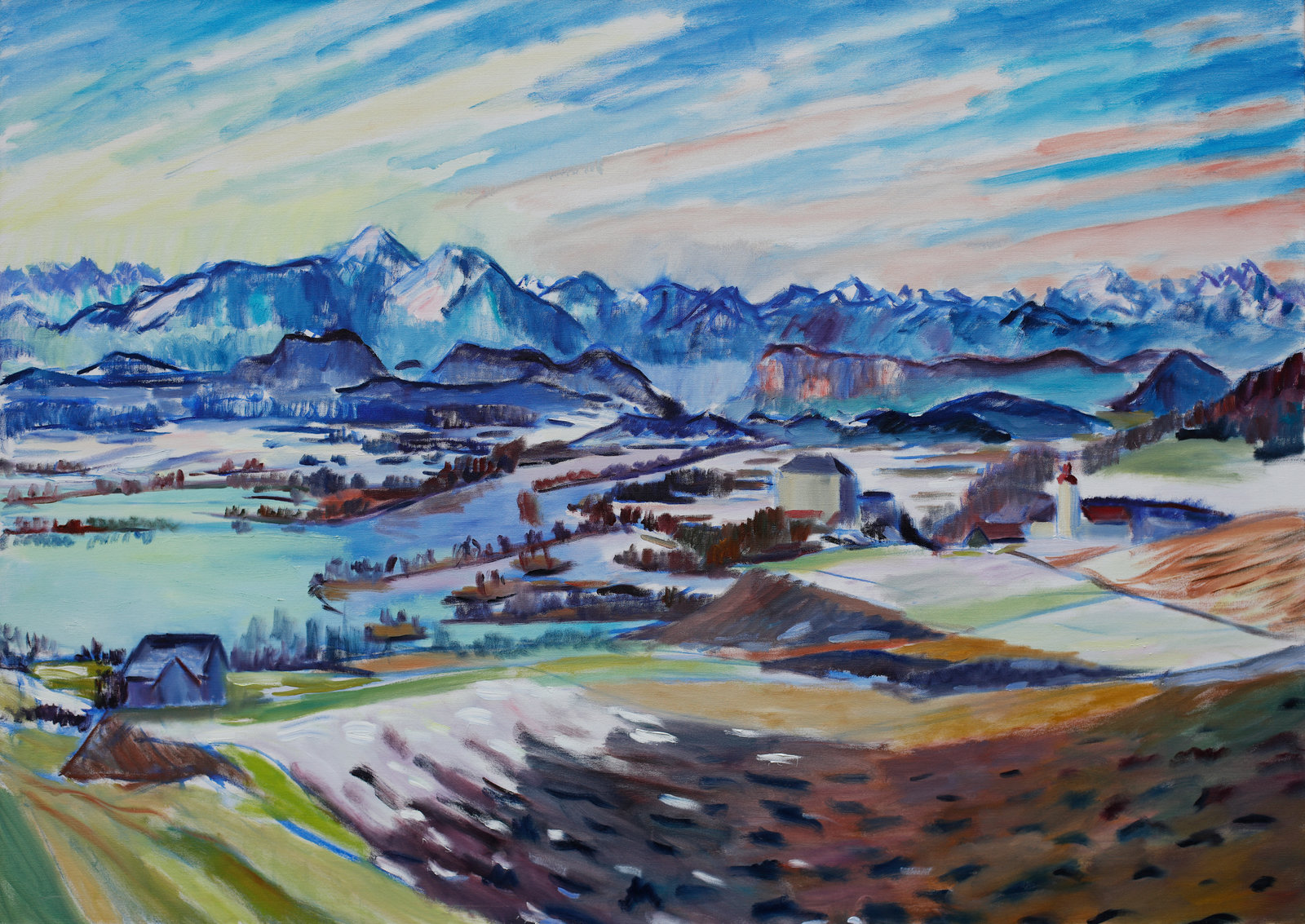 Große Draulandschaft