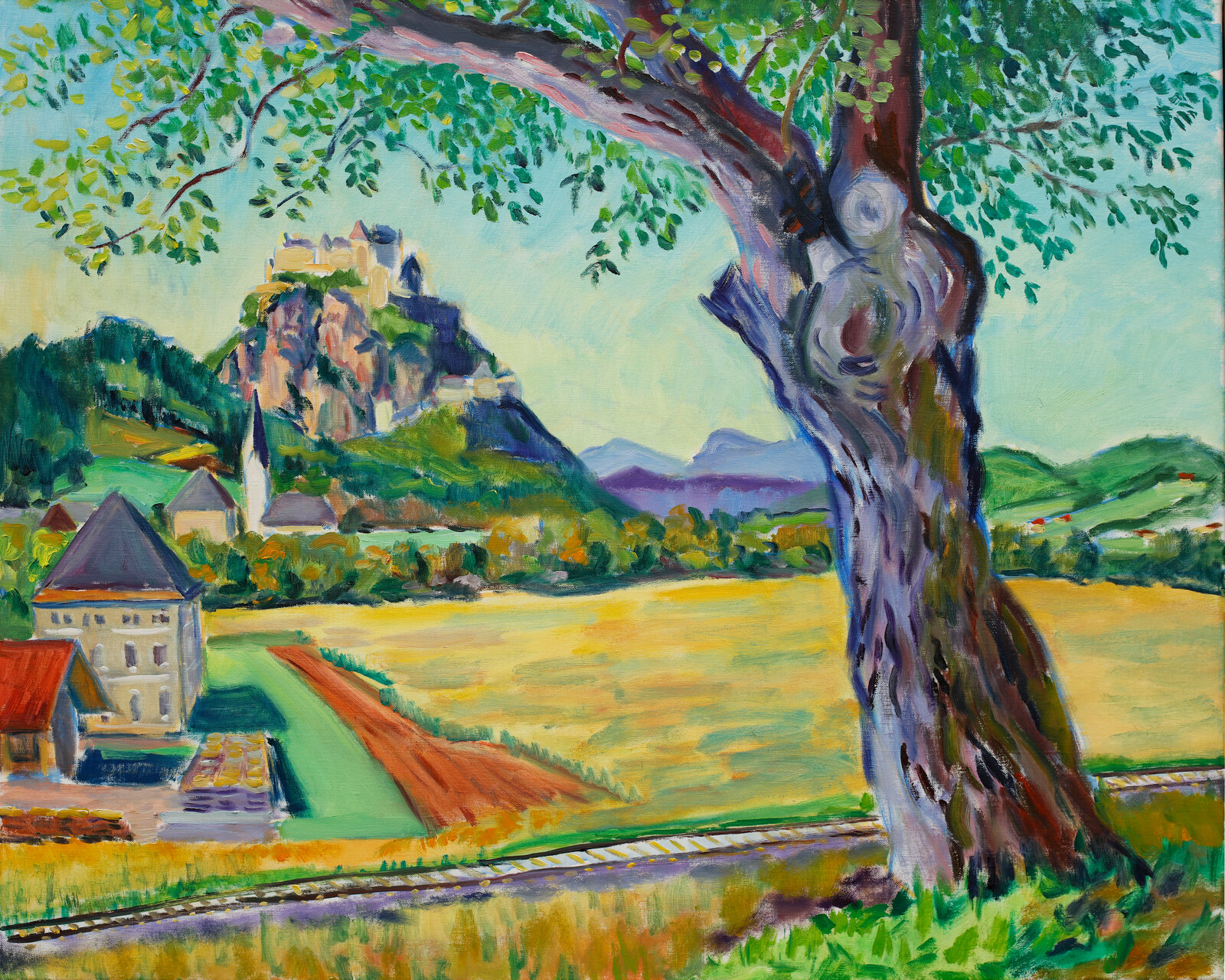 Spätsommerlandschaft mit Hochosterwitz