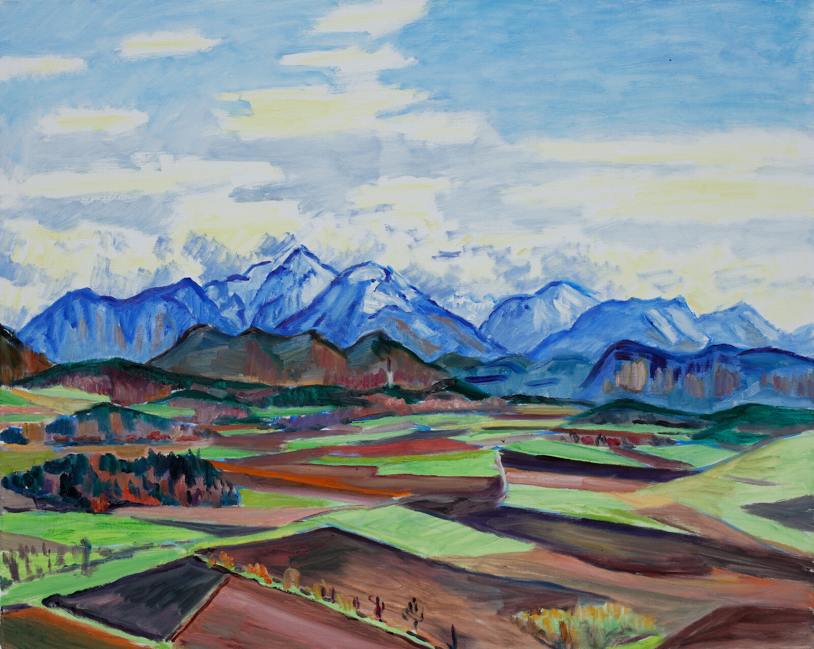 Das Jauntal, Felder und Obir