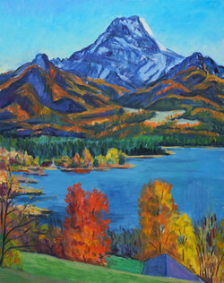 Faakersee mit Mittagskogel