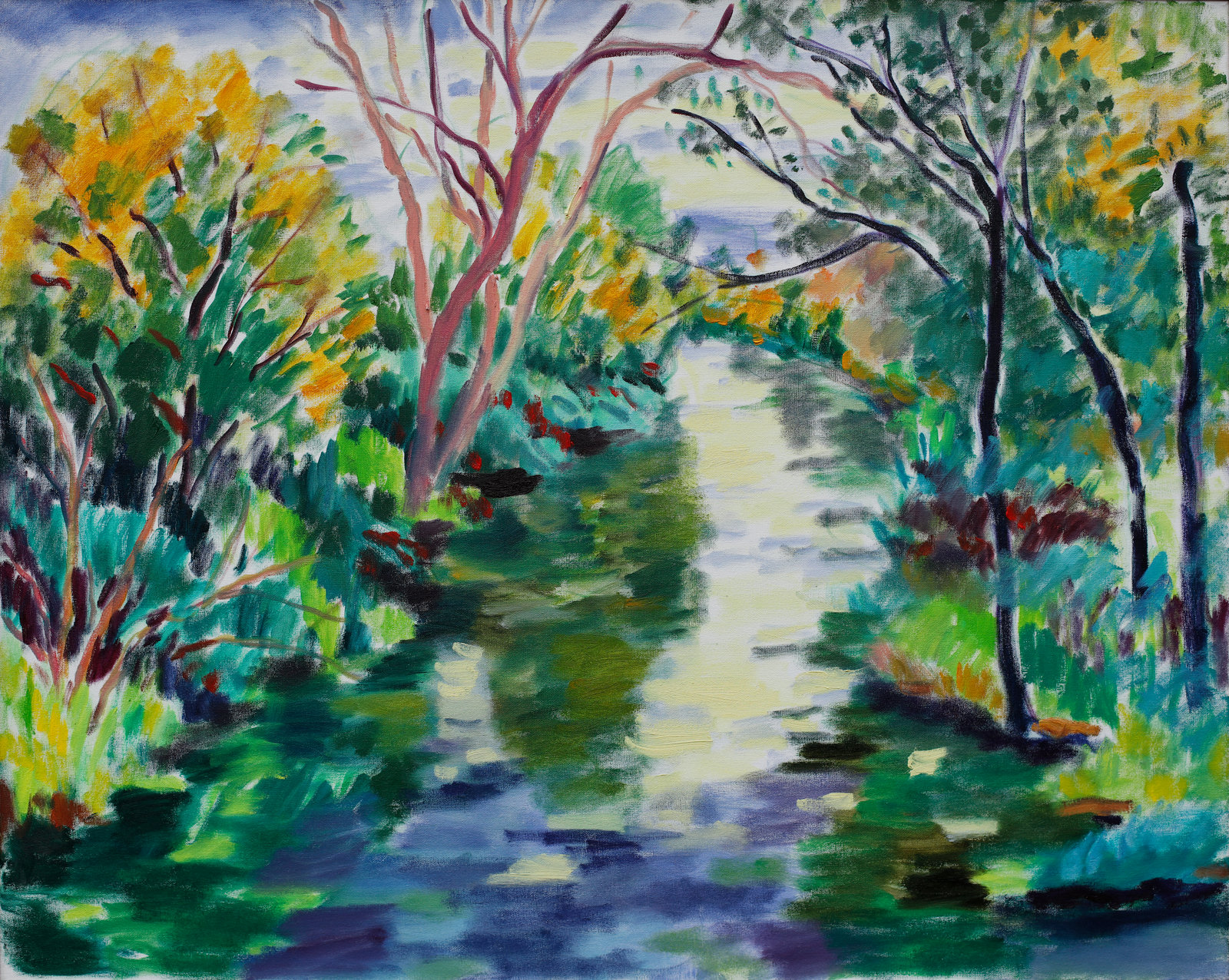 Herbstliche Ufer am Varmo