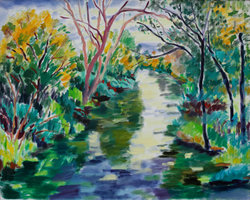 Herbstliche Ufer am Varmo