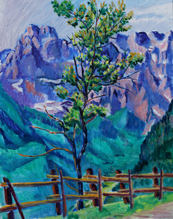 Berglandschaft mit Ojstrica