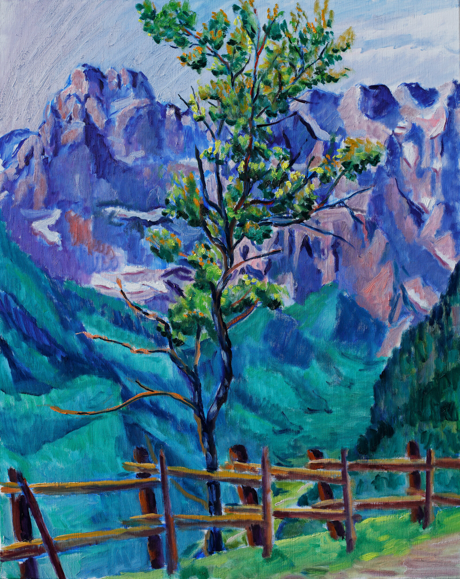 Berglandschaft mit Ojstrica