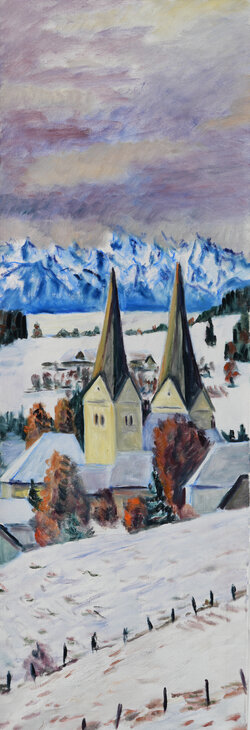 Diex, bewölkter Himmel