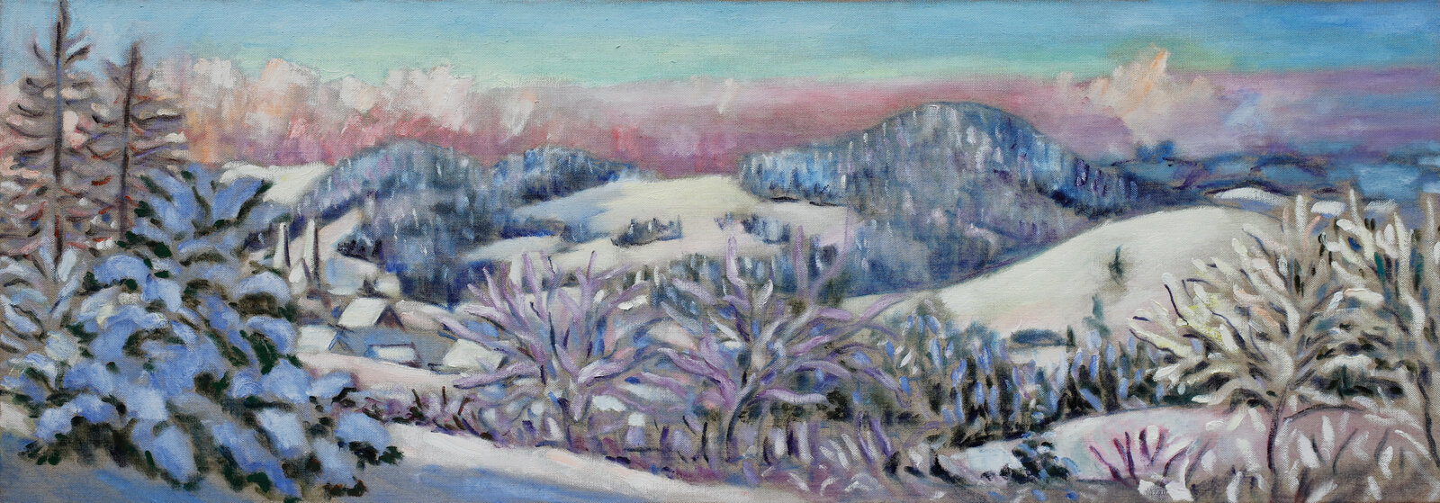 Wintermorgen in Diex