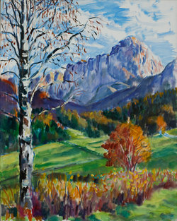 Der Mangart von Tarvis aus