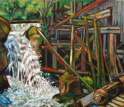 verfallende Sägemühle