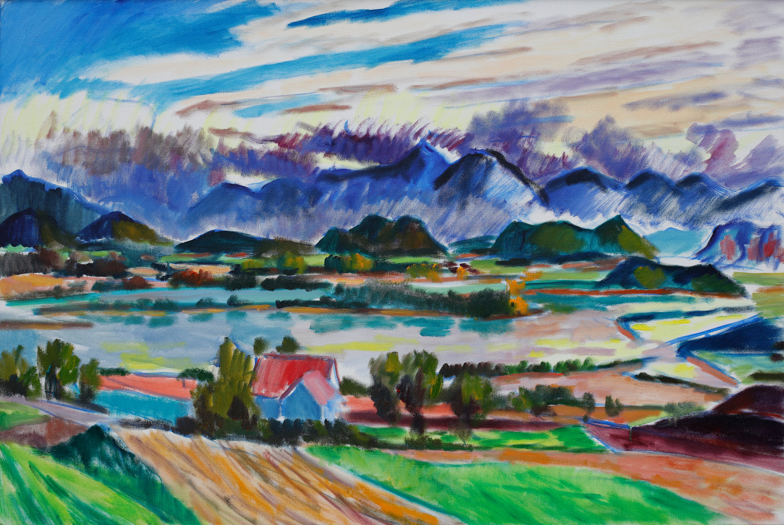 Draulandschaft, Oktoberföhn