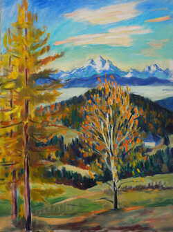 Lärche, Birke, Triglav