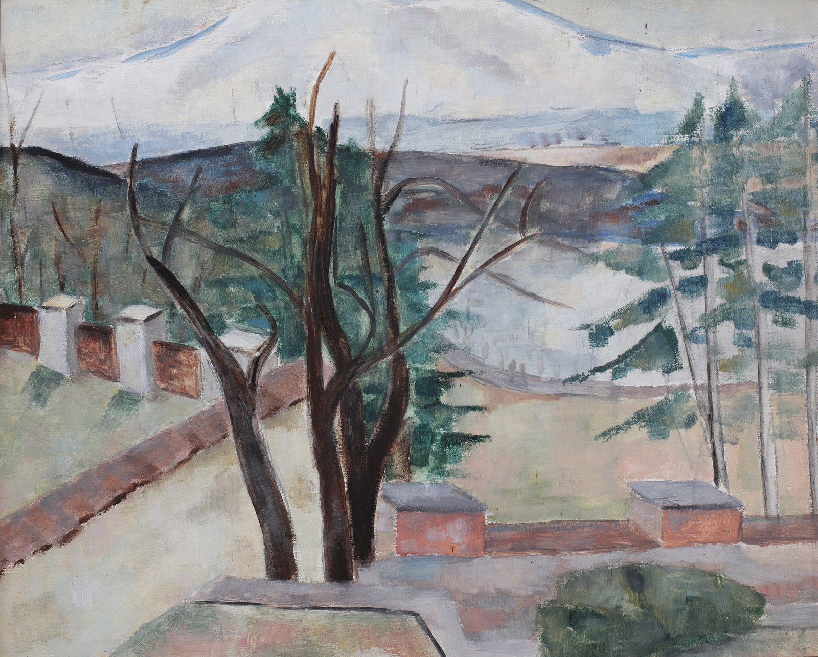 Unser Garten im Winter