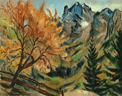 Herbstbaum und Rinka